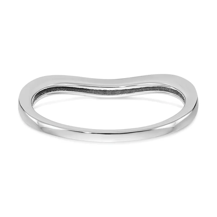 007ct CZ Solid Real 14k White Gold Wedding Wedding Band Ring Goldia Rings
