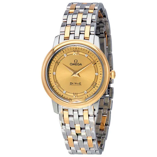 JMS always Original Omega De Ville Prestige Champagne Dial Ladies Watch 42420276058003 Watches