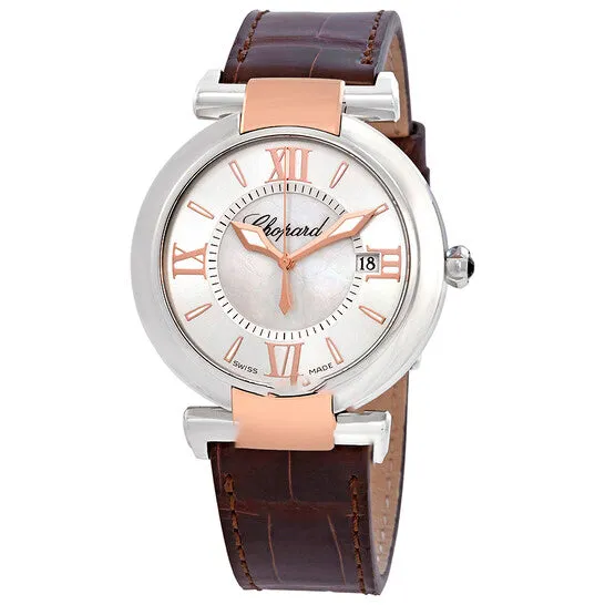 JMS always Watches Original Chopard Imperiale Mother of Pearl Dial Leather Ladies Watch 3885326001BR