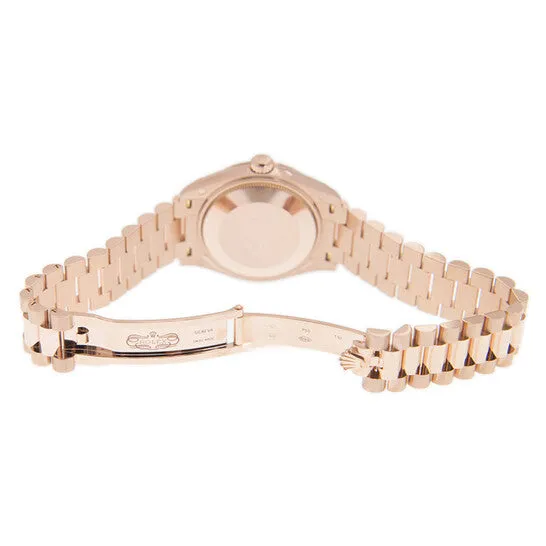 JMS always Watches Original Rolex Datejust 31 Chocolate Diamond Dial Ladies 18kt Everose Gold President Watch 278275CHDP JMS always Watches Original Rolex Datejust 31 Chocolate Diamond Dial Ladies 18kt Everose Gold President Watch 278275CHDP