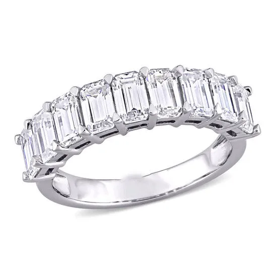 Original Amour Ladies 10k White Gold 27 Ct Emerald Cut White Moissanite Anniversary Ring JMS always Rings Original Amour Ladies 10k White Gold 27 Ct Emerald Cut White Moissanite Anniversary Ring JMS always Rings