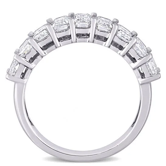 Original Amour Ladies 10k White Gold 27 Ct Emerald Cut White Moissanite Anniversary Ring JMS always Rings Original Amour Ladies 10k White Gold 27 Ct Emerald Cut White Moissanite Anniversary Ring JMS always Rings