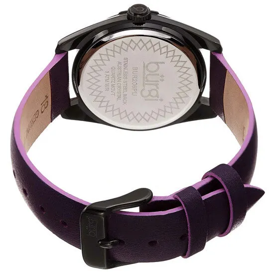 Original Burgi Black Dial Ladies Watch BUR206PU JMS always Watches Original Burgi Black Dial Ladies Watch BUR206PU JMS always Watches