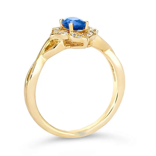 Original Le Vian Blueberry Sapphire Ring set in 14K Honey Gold JMS always Rings Original Le Vian Blueberry Sapphire Ring set in 14K Honey Gold JMS always Rings