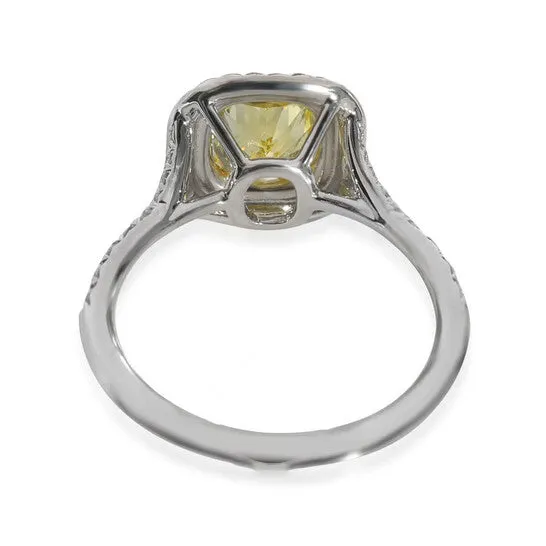 Original PreOwned Tiffany Co Soleste Yellow Diamond Engagement Ring in 18k Gold Platinum 198 JMS always Rings Original PreOwned Tiffany Co Soleste Yellow Diamond Engagement Ring in 18k Gold Platinum 198 JMS always Rings