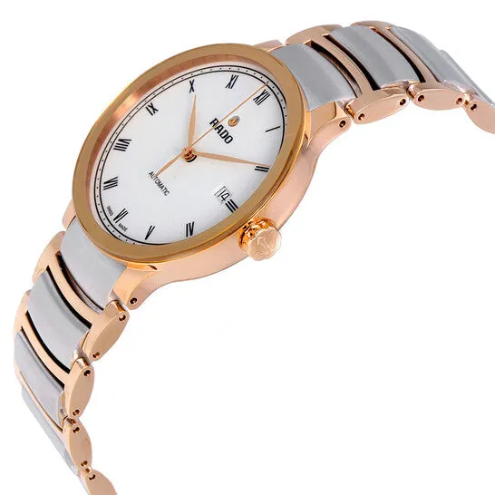 Original Rado Centrix Automatic White Dial Twotone Mens Watch R30036013 JMS always Rings Original Rado Centrix Automatic White Dial Twotone Mens Watch R30036013 JMS always Rings