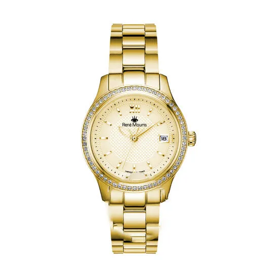 Original Rene Mouris Lola Champagne Dial Ladies Watch 50113RM2 JMS always Watches