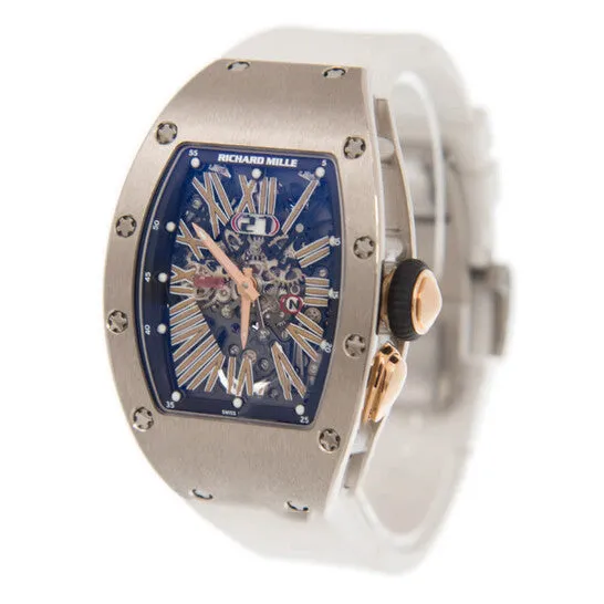 Original Richard Mille RM 037 Automatic Silver Dial Ladies Watch RM037 AO WG JMS always Watches Original Richard Mille RM 037 Automatic Silver Dial Ladies Watch RM037 AO WG JMS always Watches