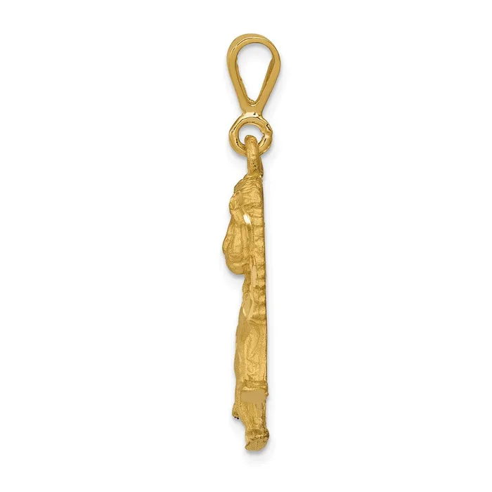 14k Lion Charm TreasureFineJewelers Charm Necklaces