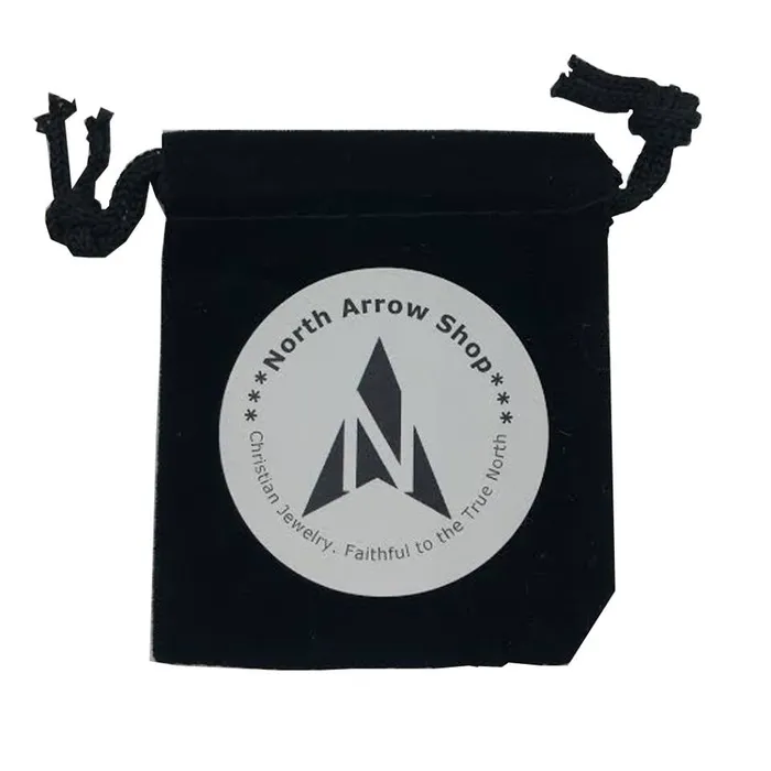 Necklaces North Arrow Shop Shield of Faith Psalm 23 Necklace Stainless Steel Cross with Chain Necklaces North Arrow Shop Shield of Faith Psalm 23 Necklace Stainless Steel Cross with Chain