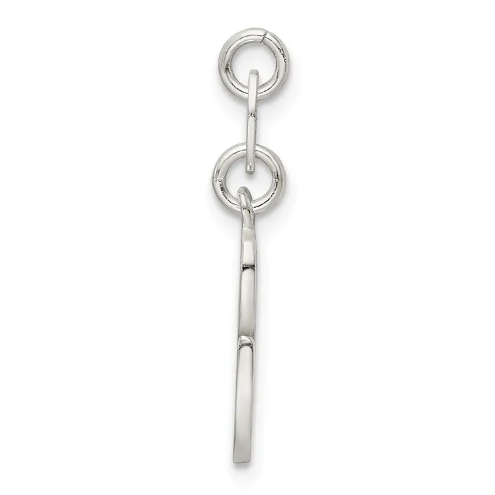Sterling Silver Letter G Initial Charm TreasureFineJewelers Necklaces