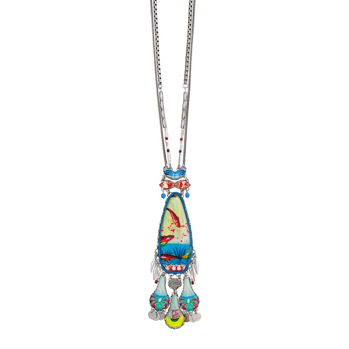 Necklaces Ayala Bar Clear Coast Saffron Necklace