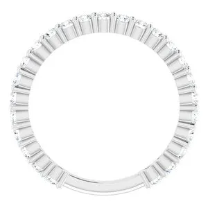 14K White 34 CTW Diamond Anniversary Band 1236556000PSTWBC WB Choice Jewelry Rings