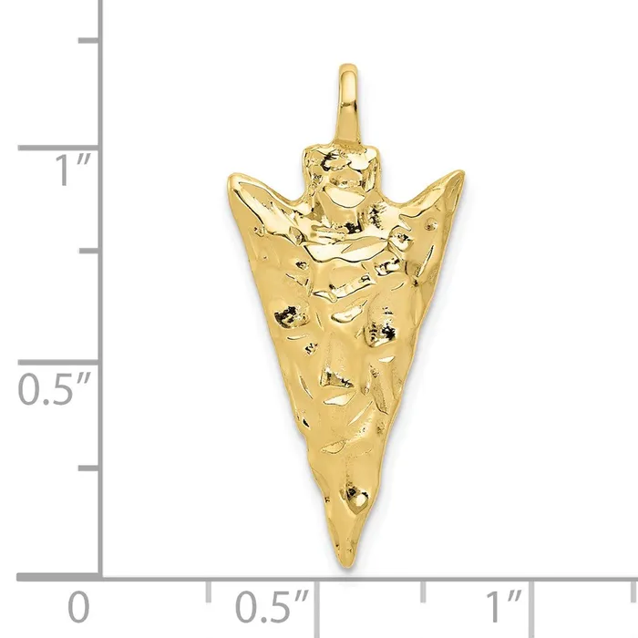 Charm Necklaces WB Choice Jewelry 10k Arrow Head CharmWBC10A0932 Charm Necklaces WB Choice Jewelry 10k Arrow Head CharmWBC10A0932