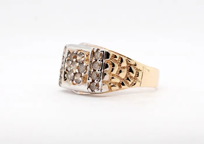 Estate 10KTT 185 Cttw Brown Diamond Ring SI2 FULLERS PURCHASE FROM PUBLIC Rings