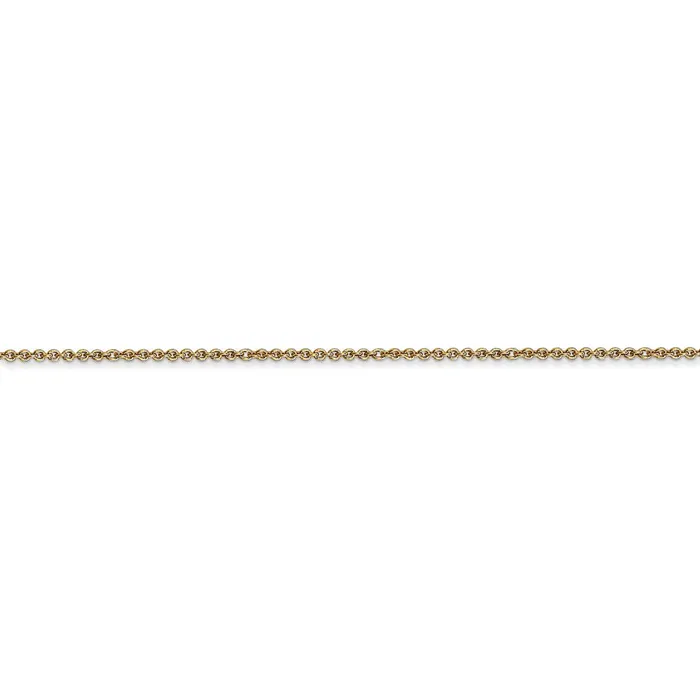Rings WB Choice Jewelry 14k 1mm Round Open Link Cable ChainWBCPEN5320