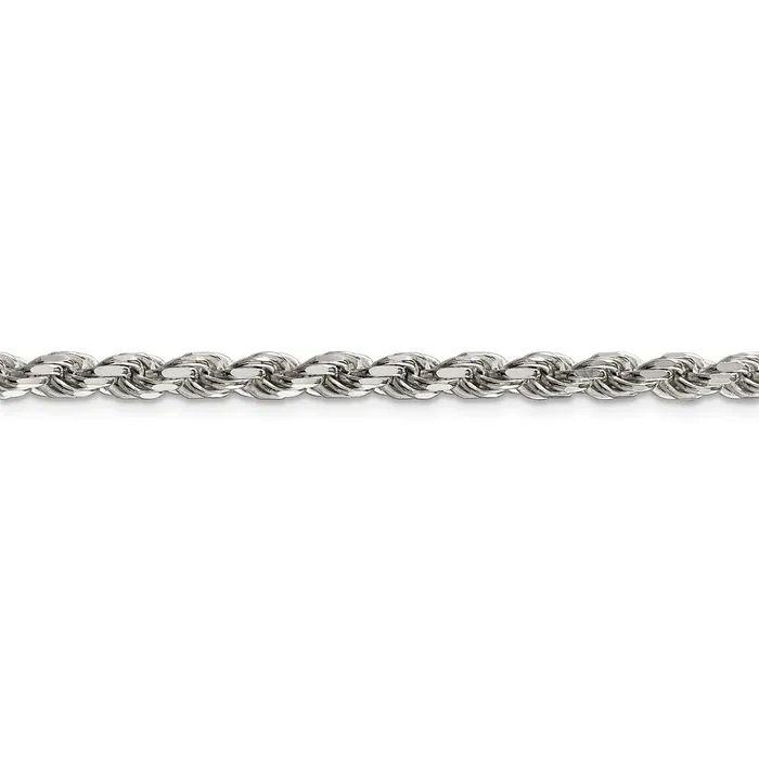 Rings WB Choice Jewelry Sterling Silver 425mm Diamondcut Rope ChainWBCQDC0907