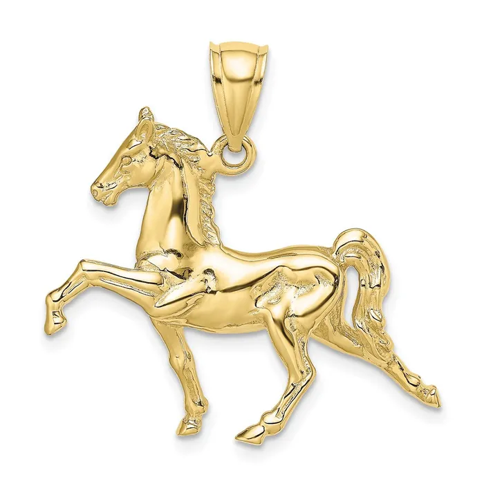 WB Choice Jewelry Charm Necklaces 10K 3D Tennessee Walking Horse CharmWBC10K6577