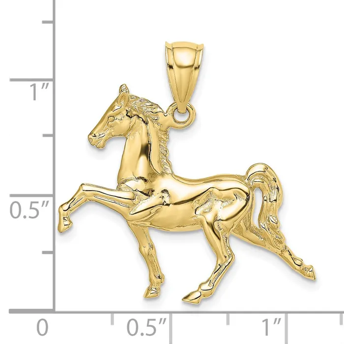 WB Choice Jewelry Charm Necklaces 10K 3D Tennessee Walking Horse CharmWBC10K6577 WB Choice Jewelry Charm Necklaces 10K 3D Tennessee Walking Horse CharmWBC10K6577