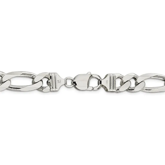 WB Choice Jewelry Necklaces Sterling Silver 1075mm Figaro ChainWBCQFG30022