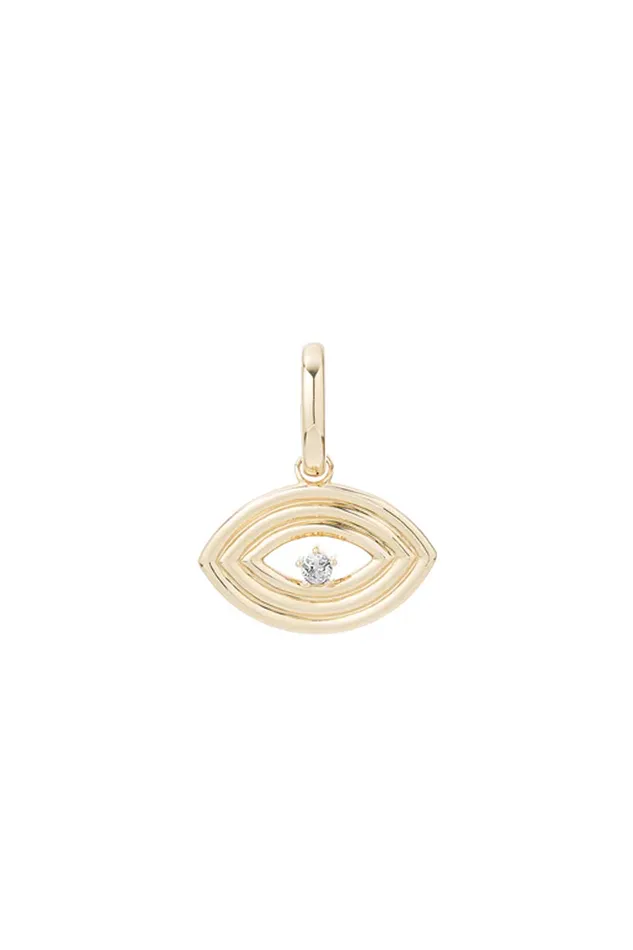 Charm Necklaces Adina Reyter Evil Eye Diamond Charm