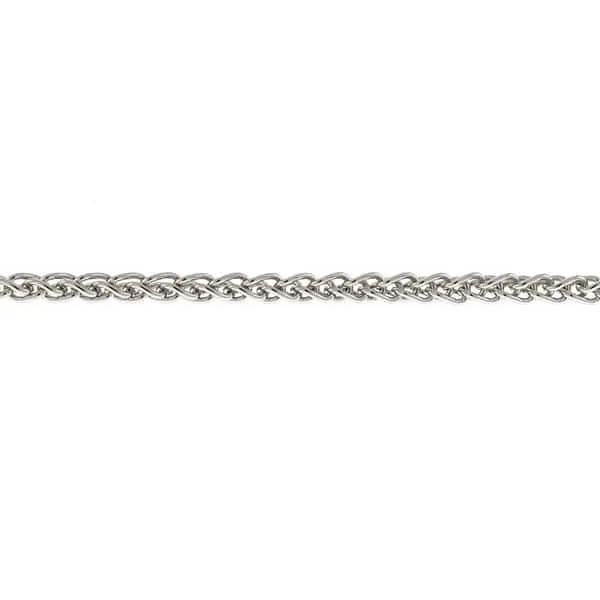 Herco Necklaces 14k White Gold 16 13mm Wheat Chain