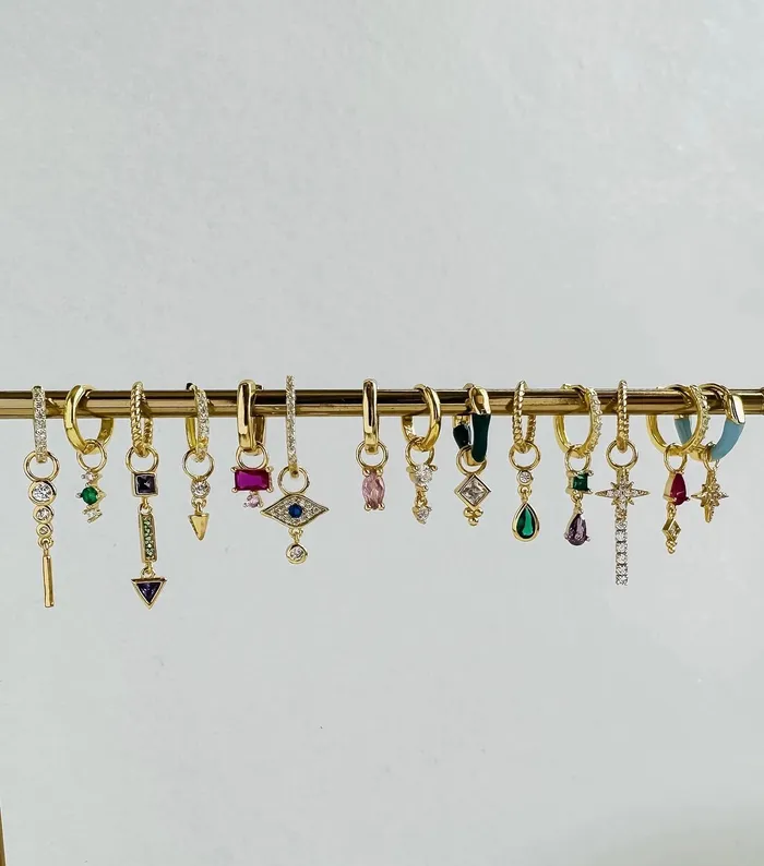 Lone Charm Pink Dangles Charm Necklaces