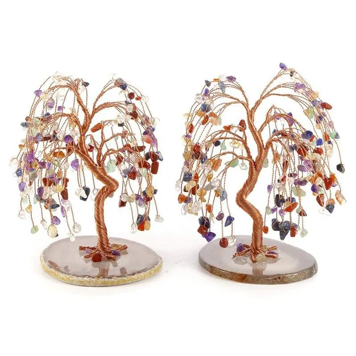 Necklaces Tree of Color Crystal Willow Tree of Life