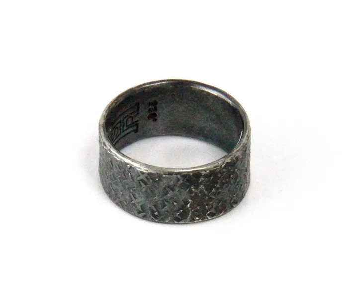 Shane Hendren Rings Dark Oxidized Ring