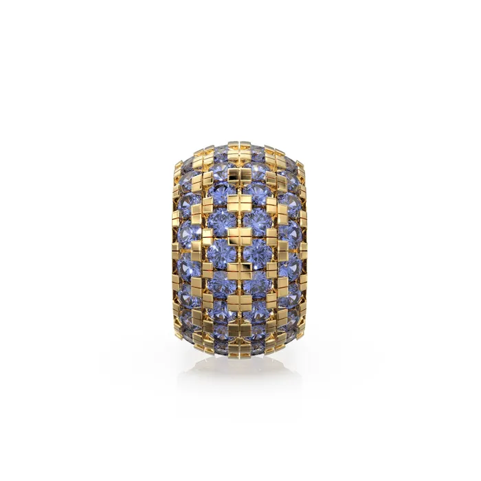 14K Large Solid Italian Gold Blue Tanzanite Rondels Charm Roundel Tanzanite Enhancer Charm Pave set Tanzanite December spacer charms Jalvi Co Charm Necklaces 14K Large Solid Italian Gold Blue Tanzanite Rondels Charm Roundel Tanzanite Enhancer Charm Pave set Tanzanite December spacer charms Jalvi Co Charm Necklaces