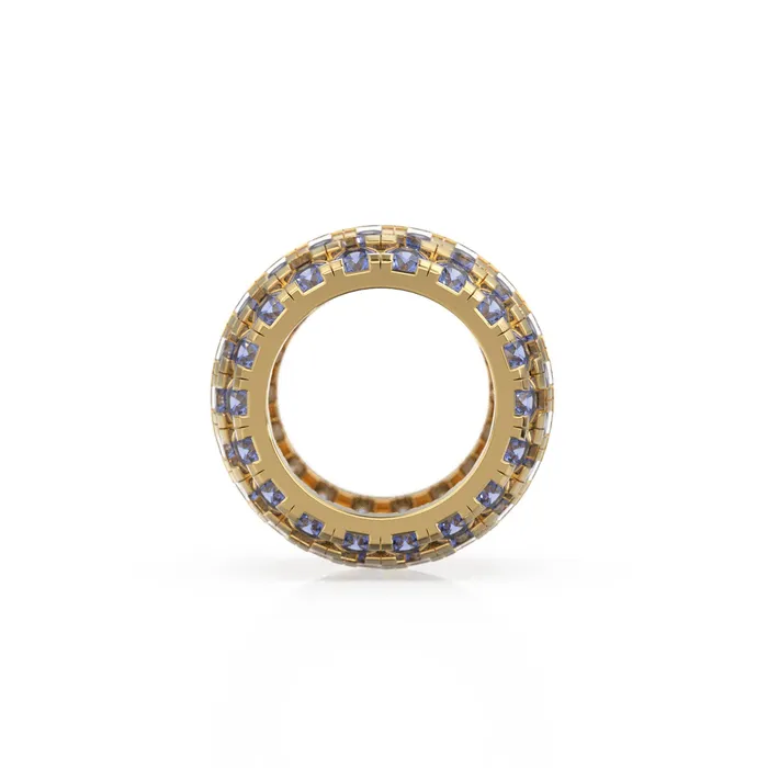 14K Large Solid Italian Gold Blue Tanzanite Rondels Charm Roundel Tanzanite Enhancer Charm Pave set Tanzanite December spacer charms Jalvi Co Charm Necklaces 14K Large Solid Italian Gold Blue Tanzanite Rondels Charm Roundel Tanzanite Enhancer Charm Pave set Tanzanite December spacer charms Jalvi Co Charm Necklaces