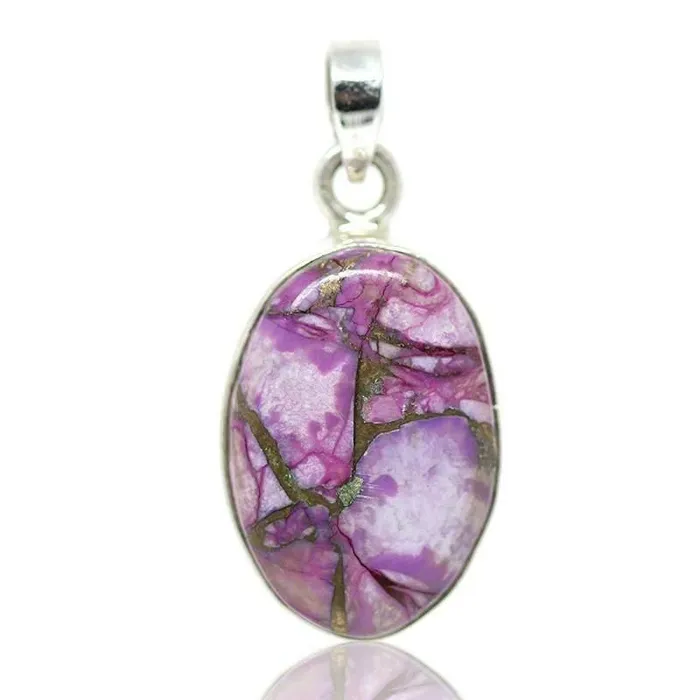 Beads Supplies USA Necklaces 55g Totally Handmade Copper Turquoise Quartz 925 Sterling Silver Pendant Turqioise Pendant