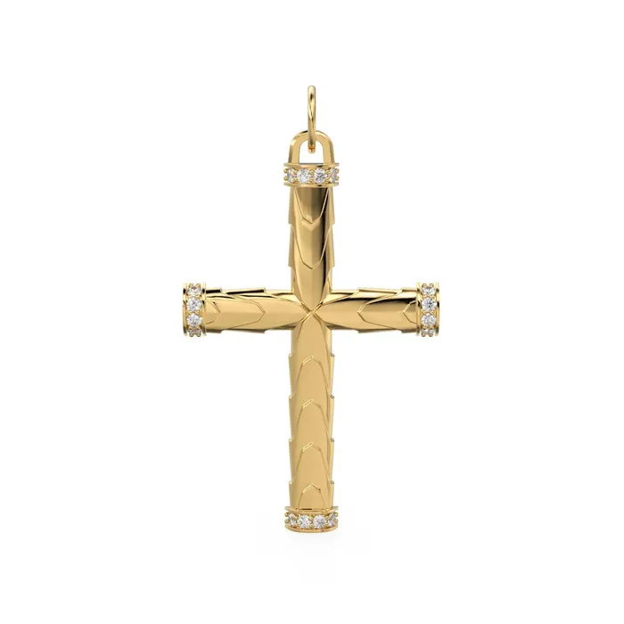 Charm Necklaces Diamond Holy Cross 14k 18k Solid Gold Charm Pendant Jesus Diamond Charm Gold Charm Diamond Finding Christianity Solid Gold Pendant Jalvi Co
