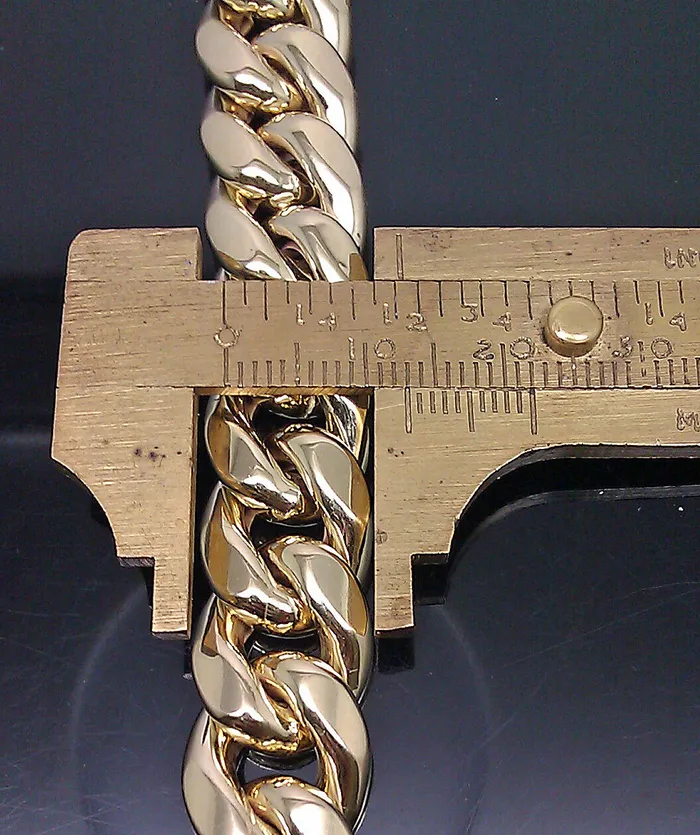 REAL 10k Gold Mens Cuban Bracelet Box Lock 10 inch 11 MM Miami Link Bracelet globalwatches10 Bracelets