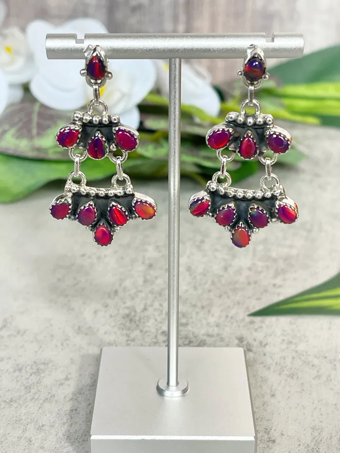 Sterling Silver Chandelier Earrings SophiaRene Boutique Earrings